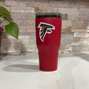 Falcons Red Insulated Travel Tumbler